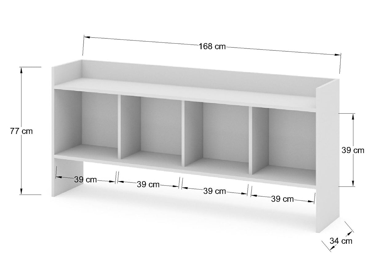Librero Abierto de L.P. EXLB1634