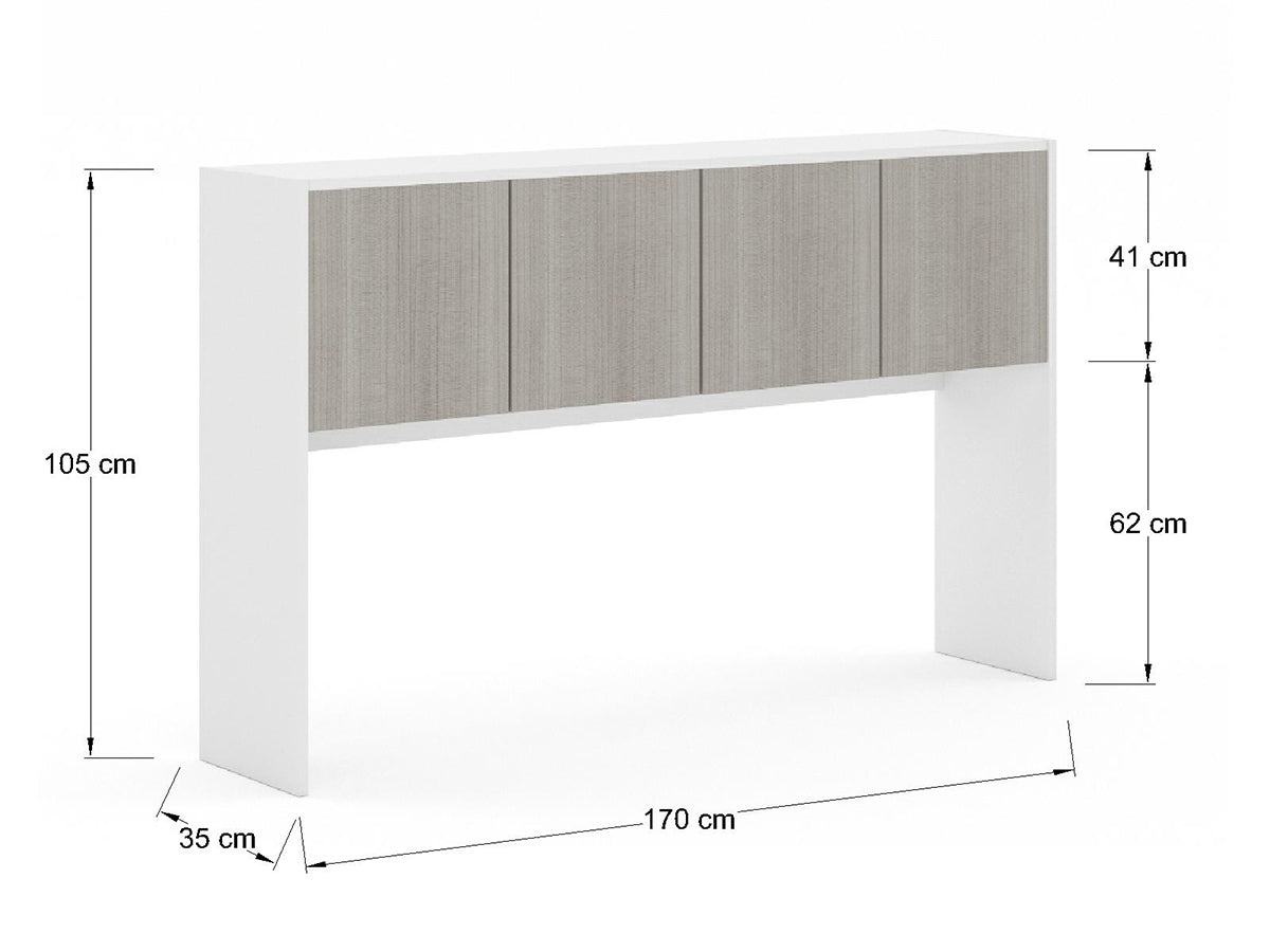 Librero sobre Credenza LBR1735