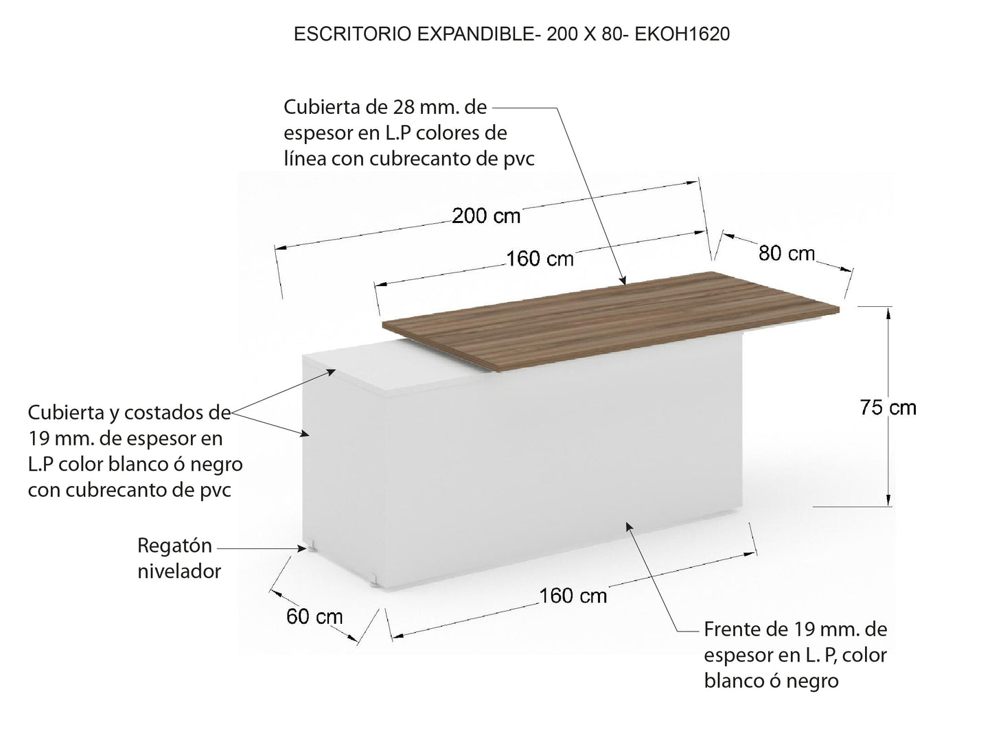 Escritorio Ejecutivo Koh