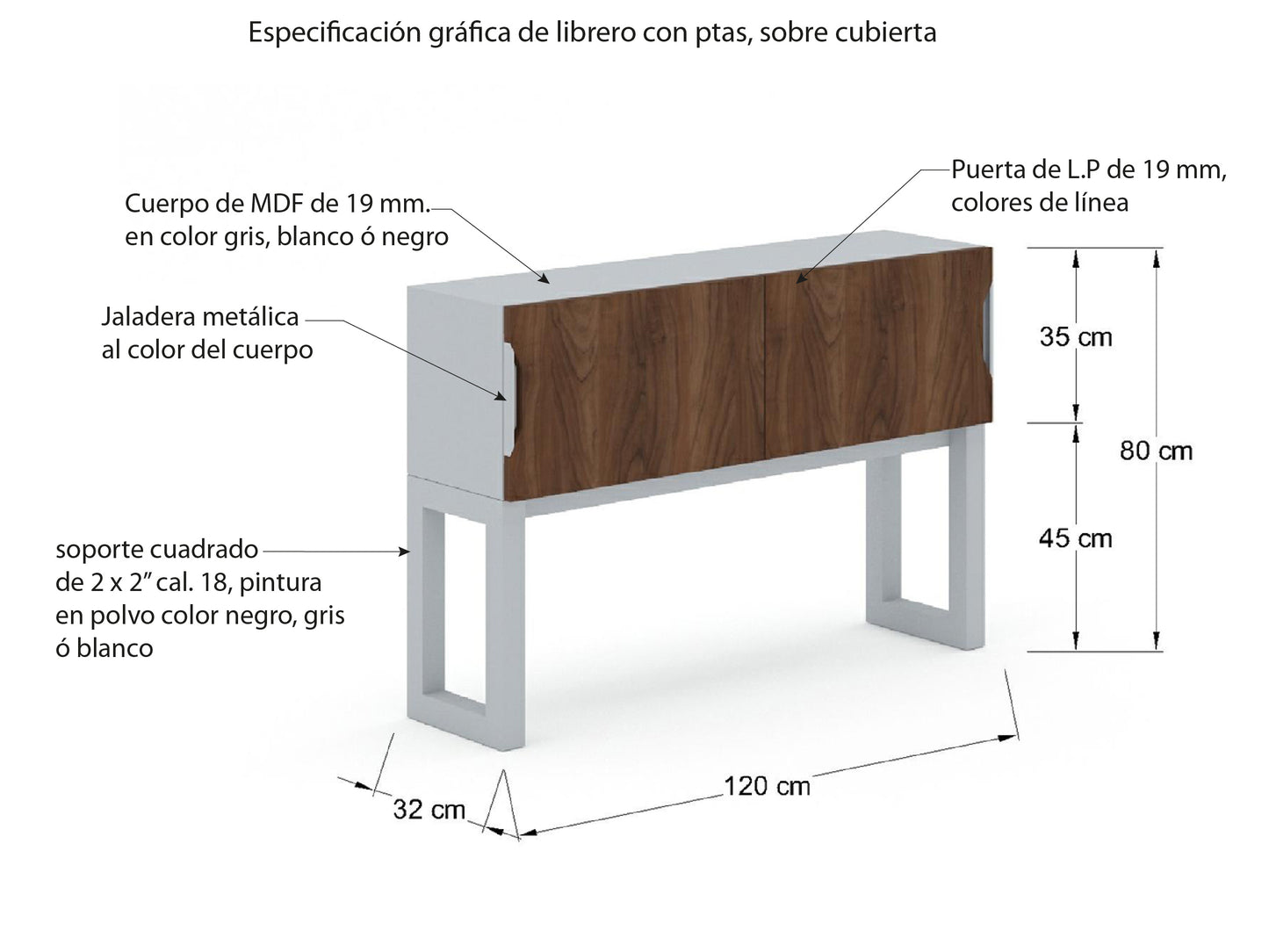 Librero Individual MKLP123