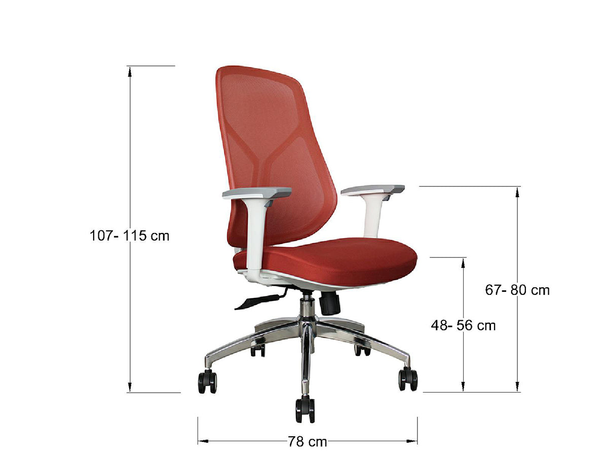 Silla Ejecutiva Julius Naranja