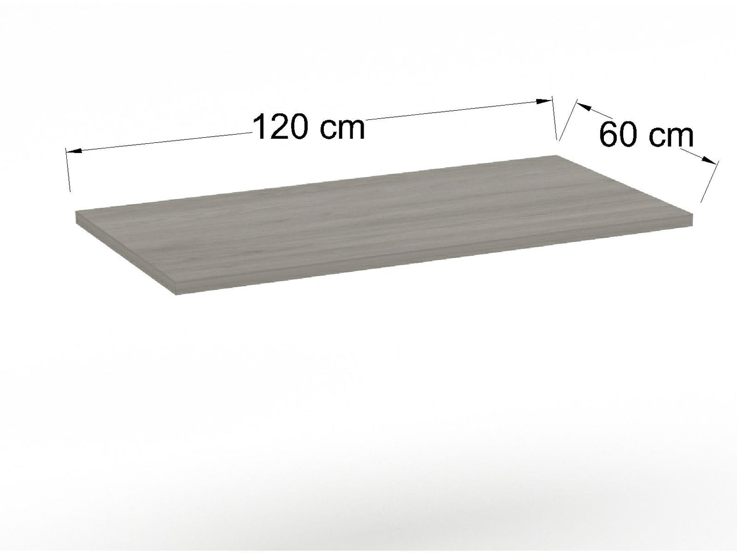 Cubierta Rectangular en L.P. para Mesa de Restaurante