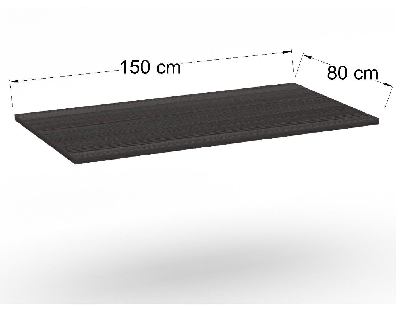 Cubierta Rectangular en L.P. para Mesa de Restaurante