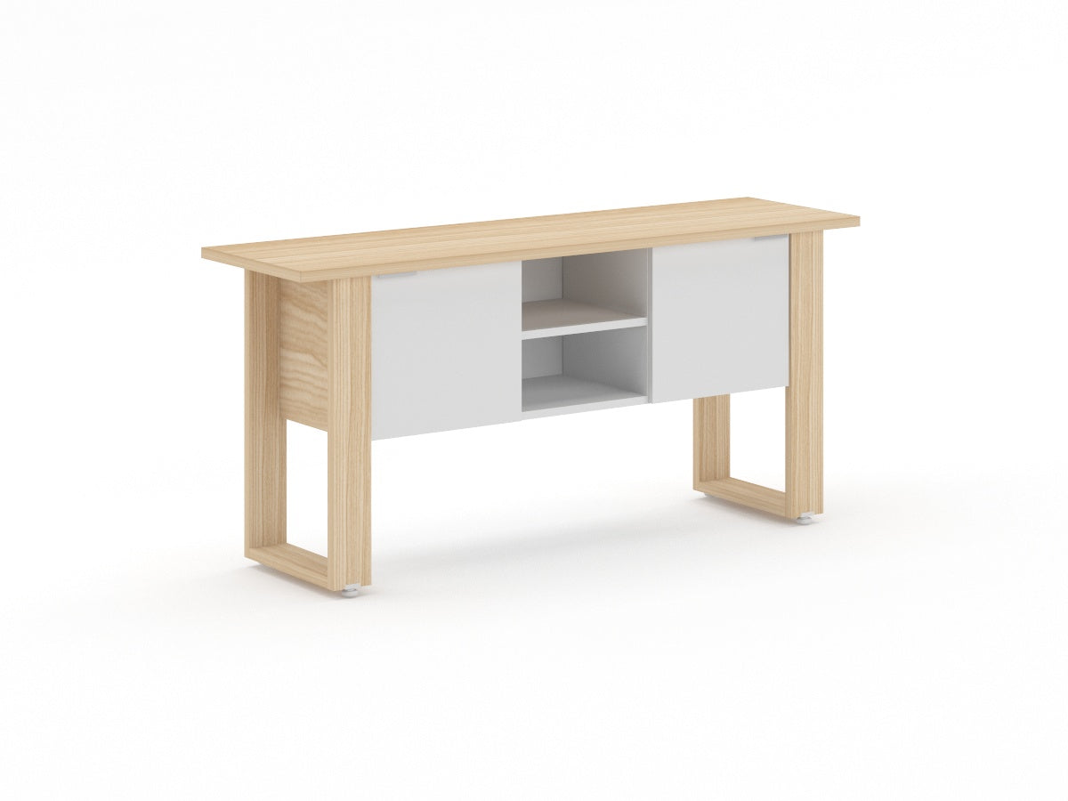 Credenza Ejecutiva Bohom-Santal con Puertas y Estantes