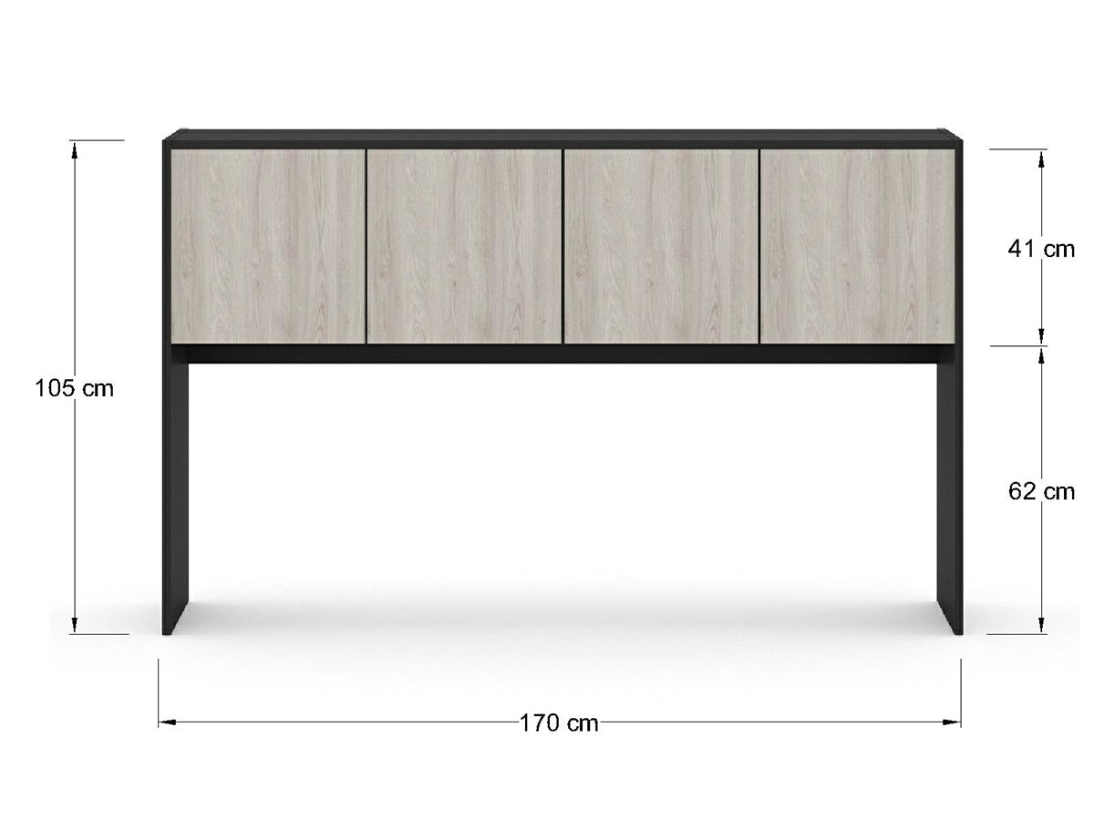 Librero sobre Credenza LBR1735