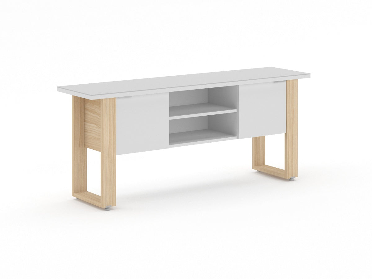 Credenza Ejecutiva Bohom-Luma con Puertas y Estantes