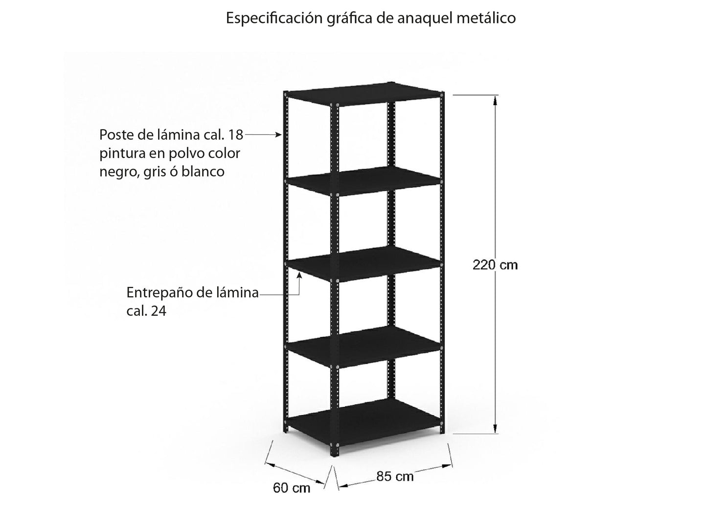 Anaquel/Estante Estándar ELI6022