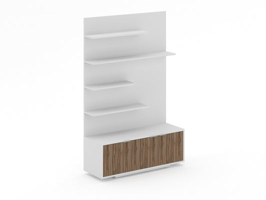 Librero Ejecutivo Bohom con Cuerpo en Blanco o Negro