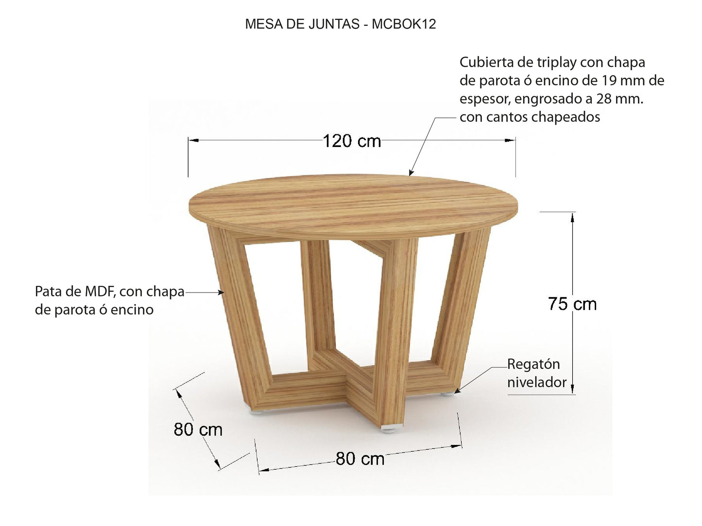 Mesa de Juntas Bok-Santal