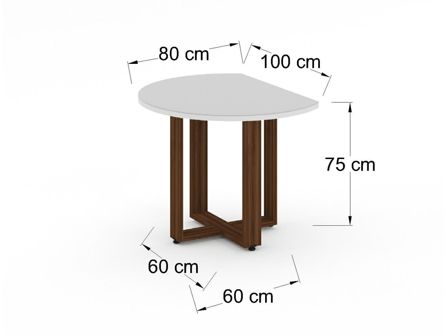 Remate Circular Bohom con Cubierta de Cristal