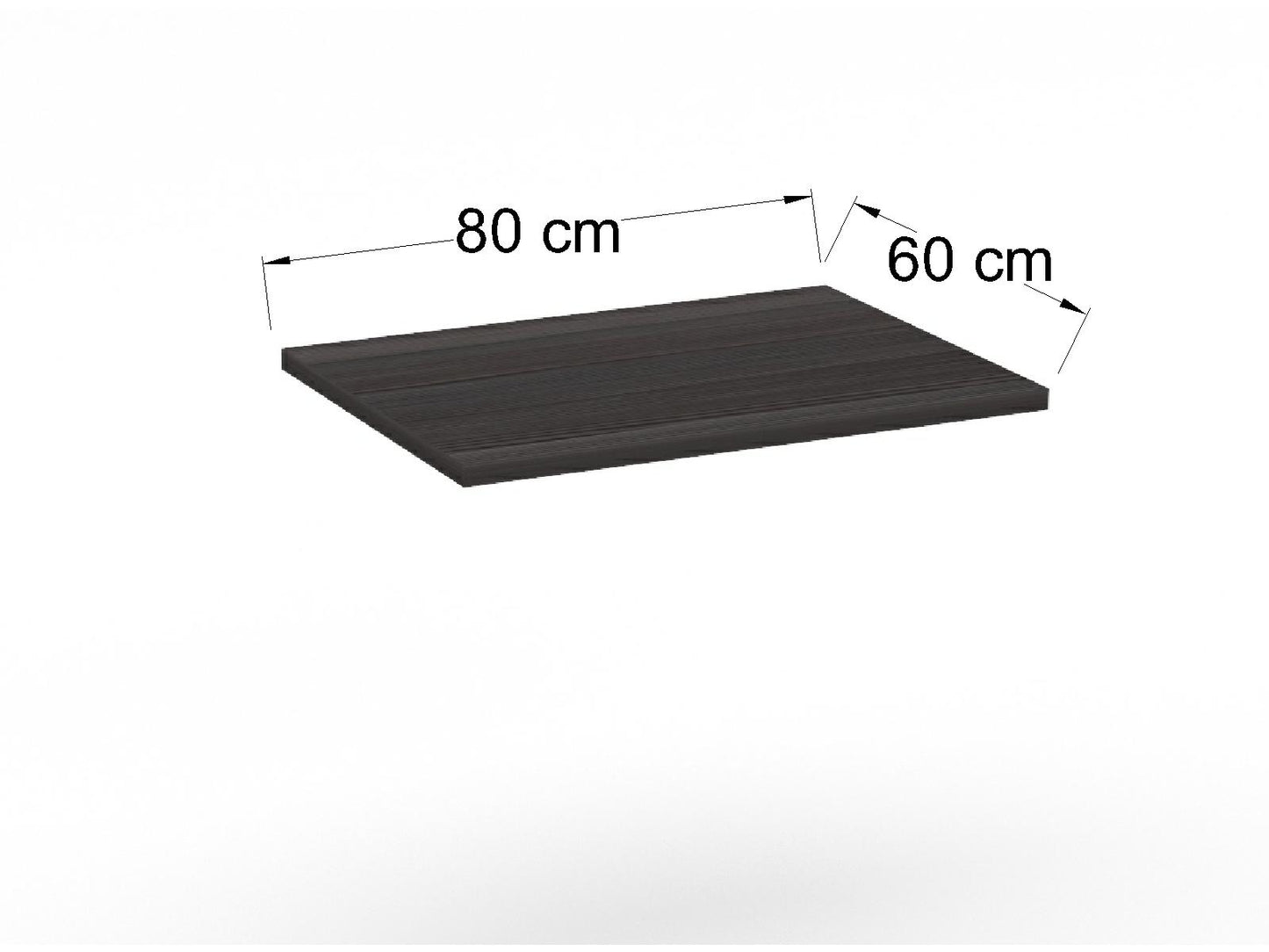 Cubierta Rectangular en L.P. para Mesa de Restaurante