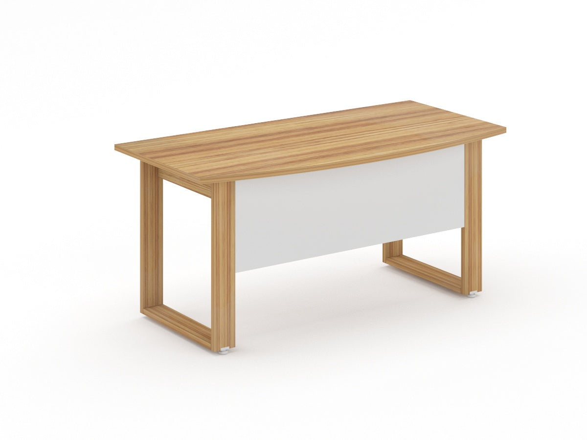 Escritorio Ejecutivo Bohom-Luma con Cubierta Curva en Color