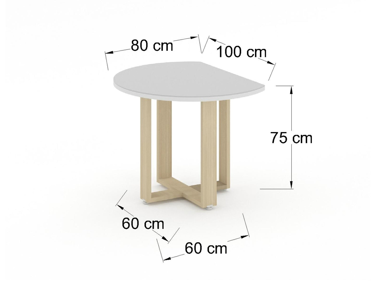 Remate Circular Bohom con Cubierta de Cristal
