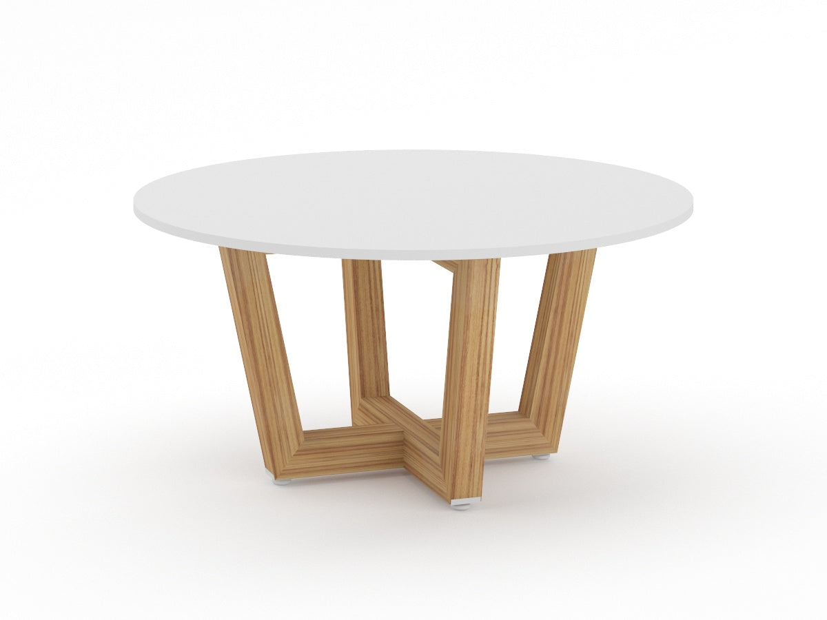 Mesa de Juntas Bok-Santal con Cubierta Blanca
