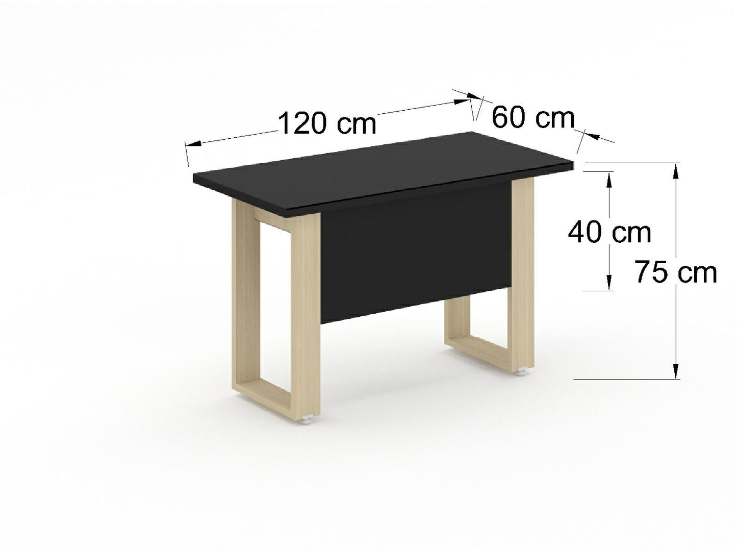 Escritorio Ejecutivo Bohom con Cubierta de Cristal Ne
