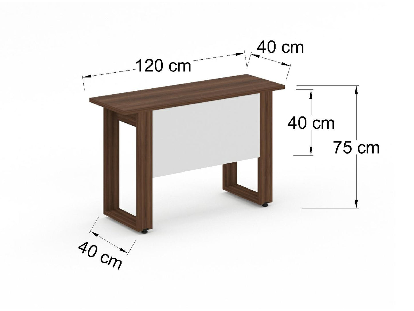 Credenza Ejecutiva Bohom con Cubierta en Color