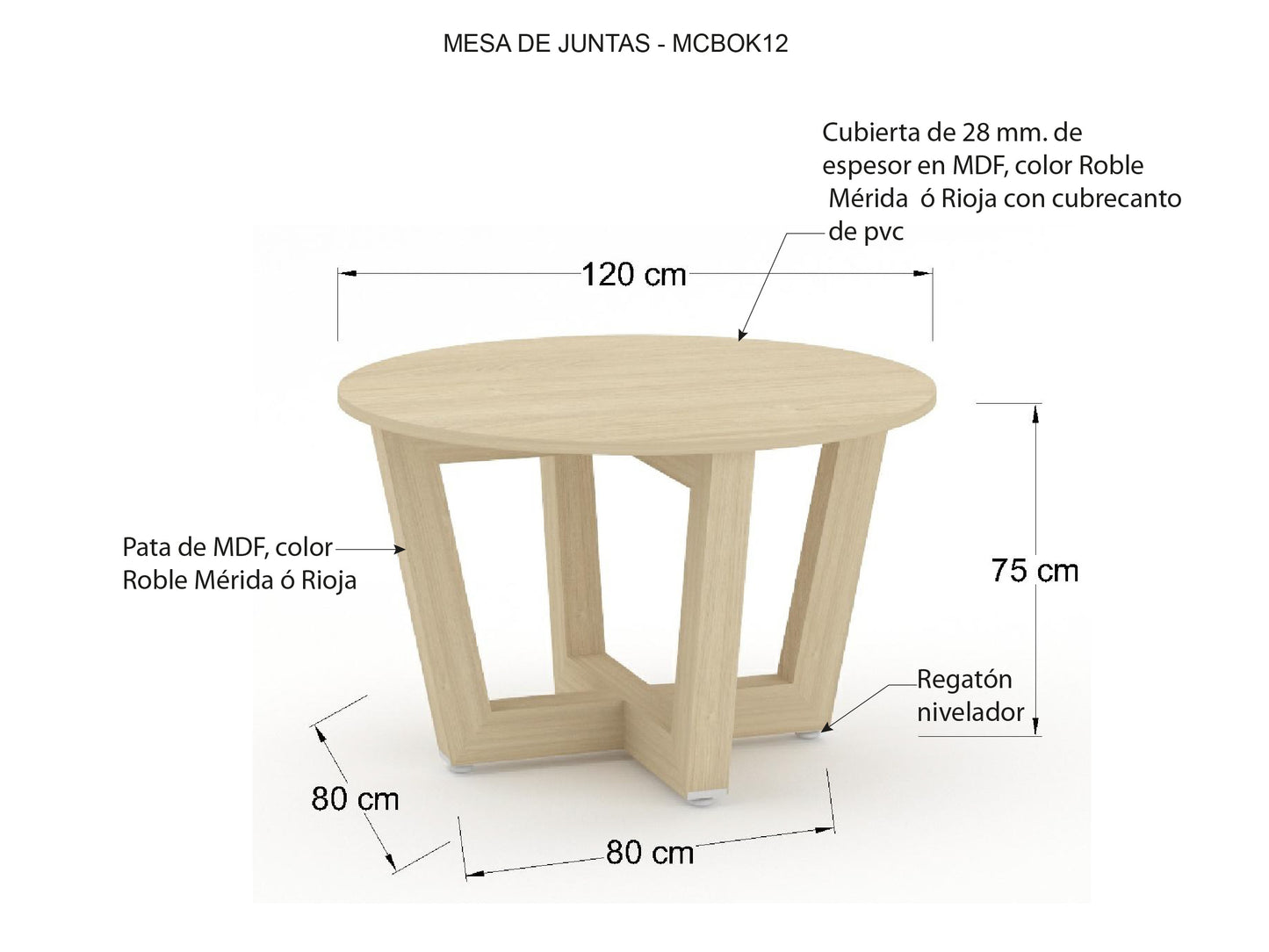 Mesa de Juntas Bok