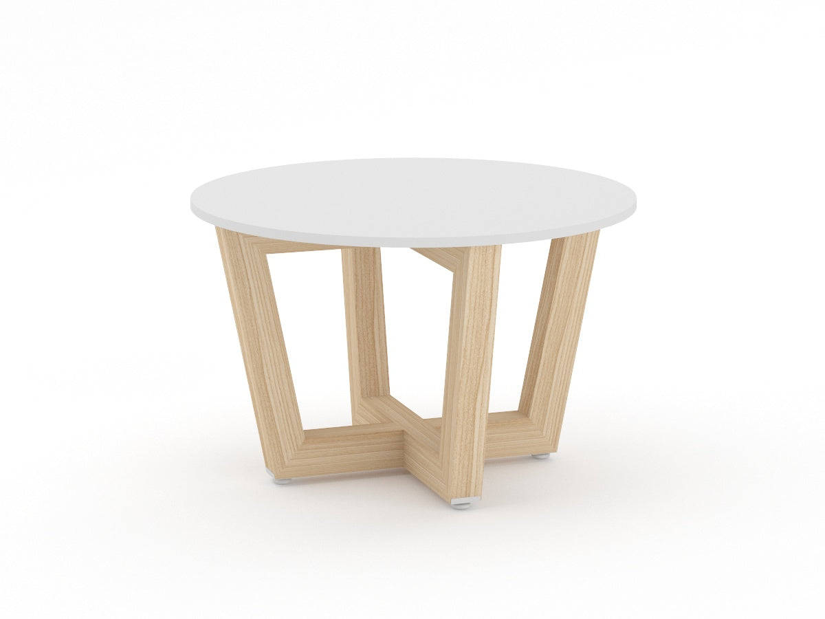 Mesa de Juntas Bok-Santal con Cubierta Blanca