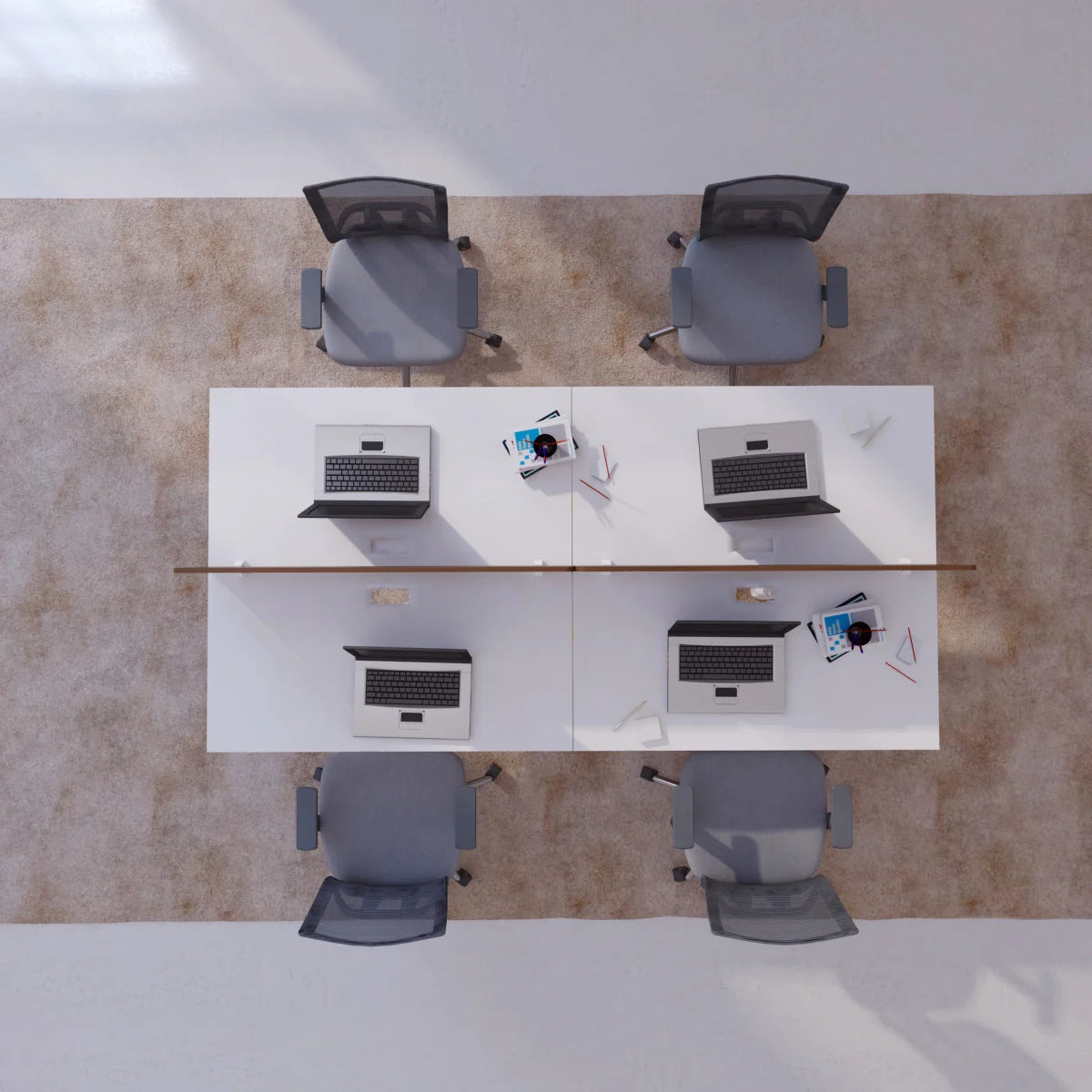 Modulo de Trabajo Soma para 4 personas.