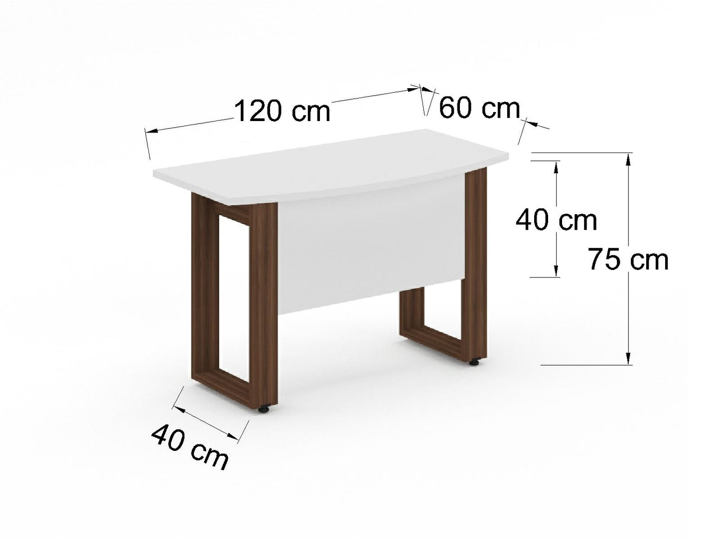 Escritorio Ejecutivo Bohom con Cubierta Curva