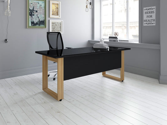 Escritorio Ejecutivo Bohom con Cubierta de Cristal Ne