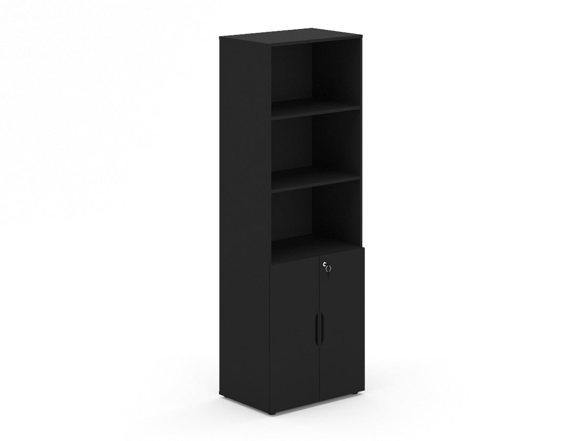 Librero Económico de MDF Con Puertas LMMF18