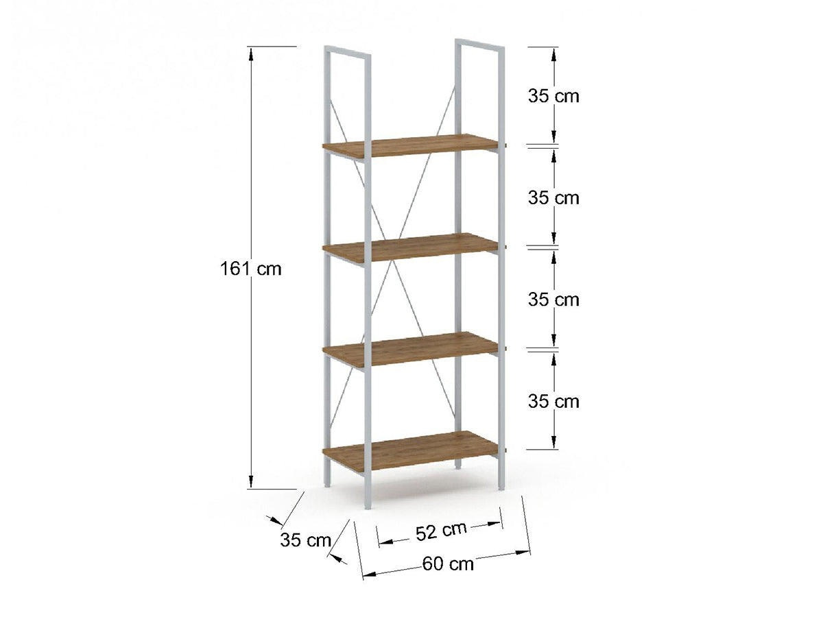 Librero de 4 Entrepaños LSO9