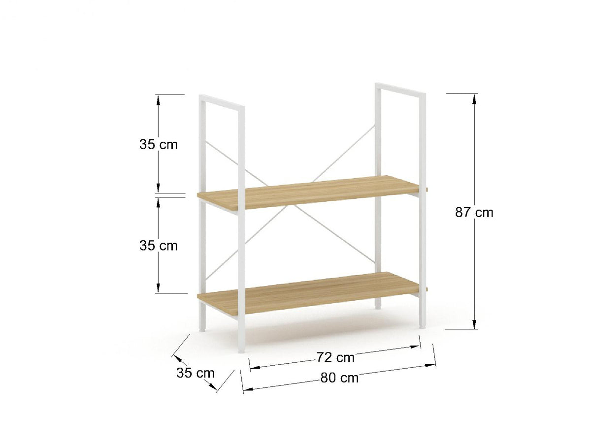 Librero de 2 Entrepaños LSO7