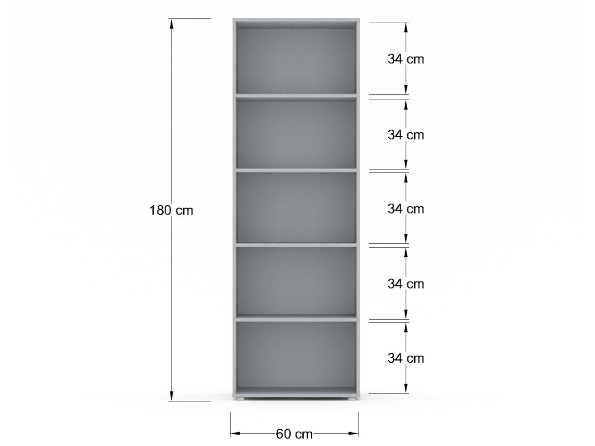 Librero Económico de MDF LAMF18