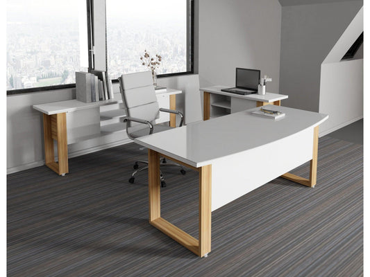 Credenza Ejecutiva Bohom-Luma con Cubierta en Cristal Bl