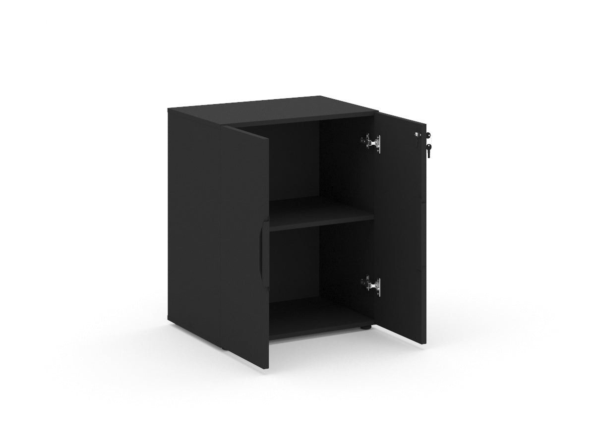 Librero de 1 Entrepaño con Puertas