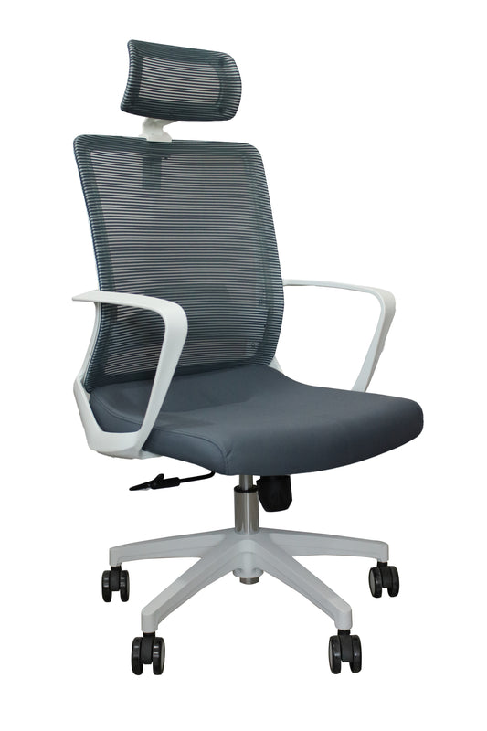 Silla Ejecutiva Aura Bl con Cabecera