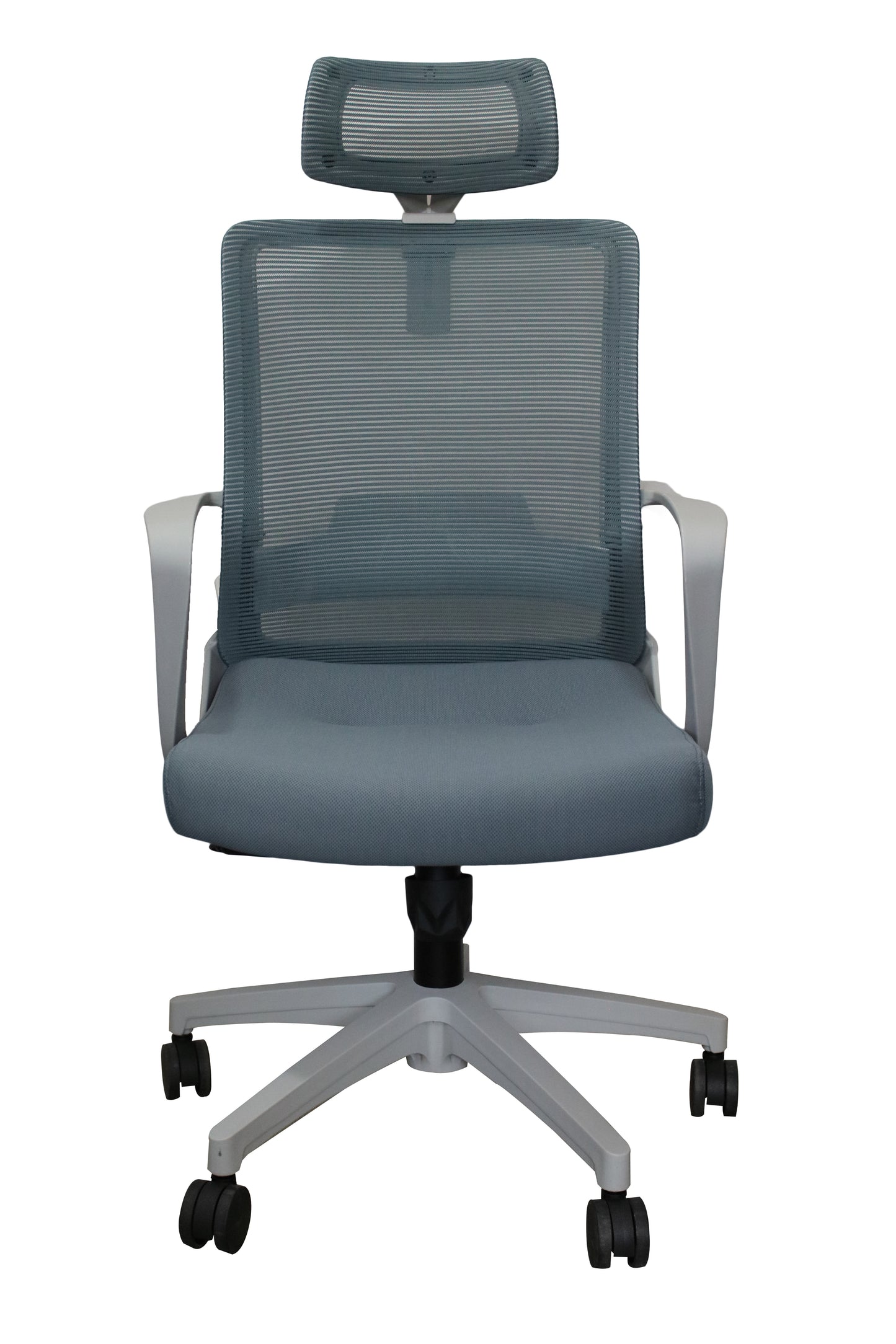 Silla Directiva Moldavia Gris Con Cabecera