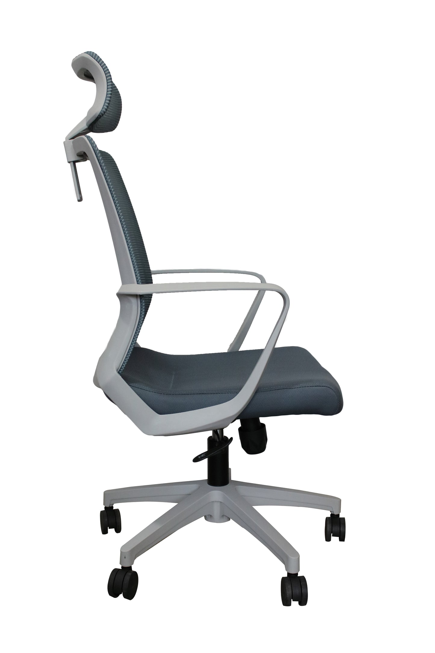 Silla Directiva Moldavia Gris Con Cabecera