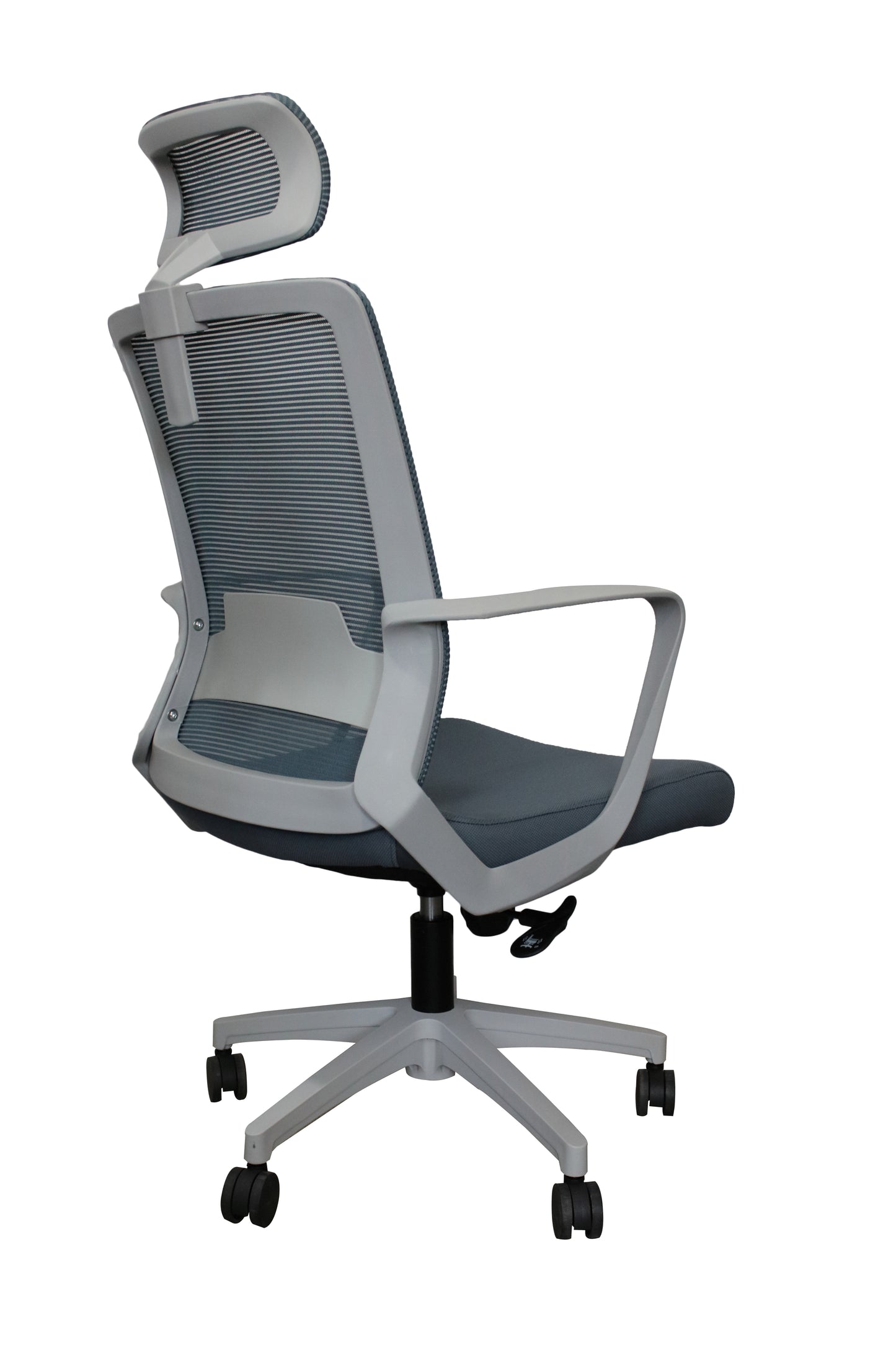 Silla Directiva Moldavia Gris Con Cabecera