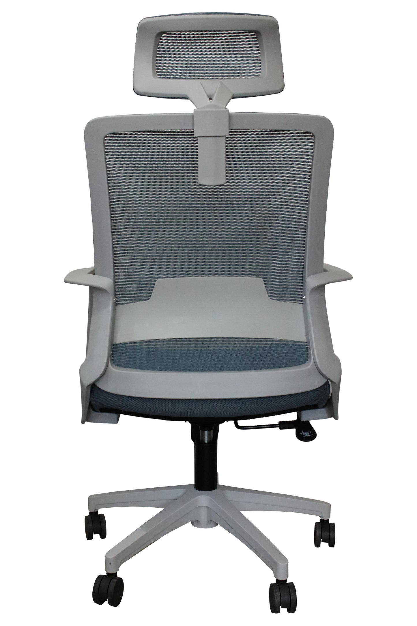 Silla Directiva Moldavia Gris Con Cabecera