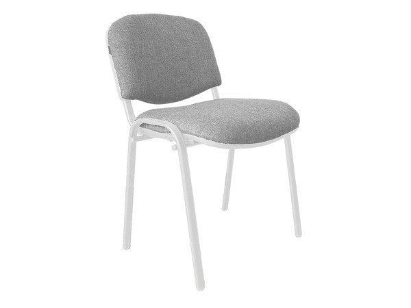 Silla Iso Colors Tapizada Estructura color Blanco