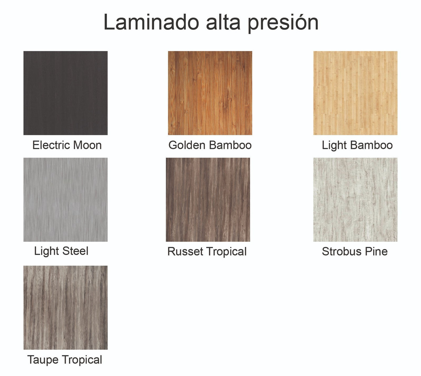 Cubierta Cuadrada en Formaica + Chapa de Madera para Mesa de Restaurante