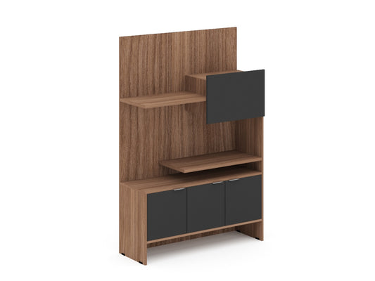 Librero Koh con Frentes en Blanco o Negro.