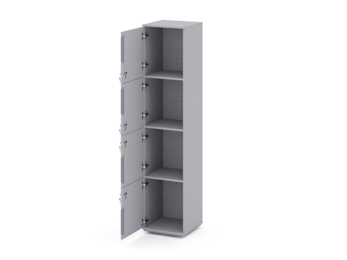 Locker Económico de MDF 4 Puertas LKDF4