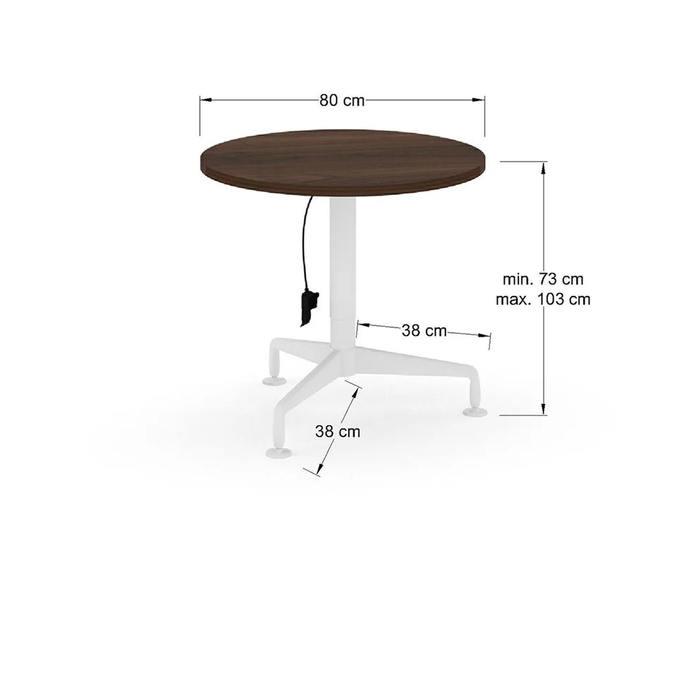 Mesa Circular de Altura Ajustable Soma