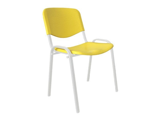 Silla de Visita ISO Colors Base Blanca