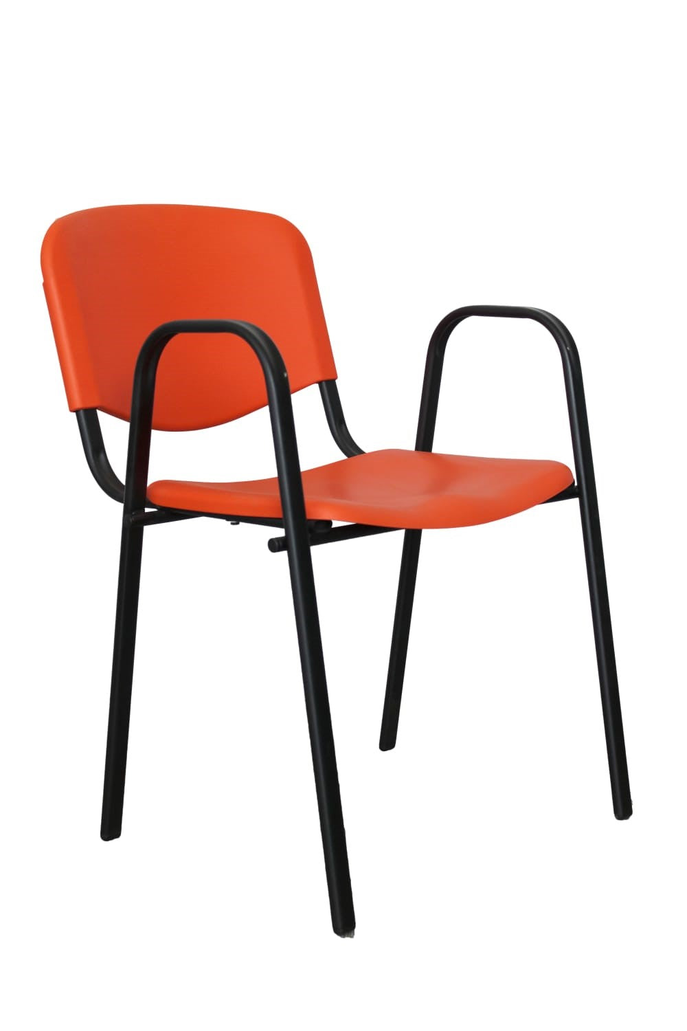 Silla de Visita ISO Colors con Brazos Base Negra
