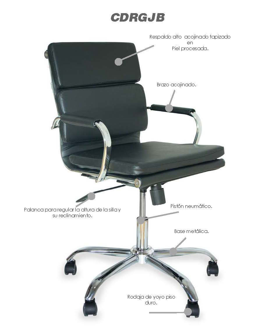 Silla Bloom Respaldo Medio CDRJGB