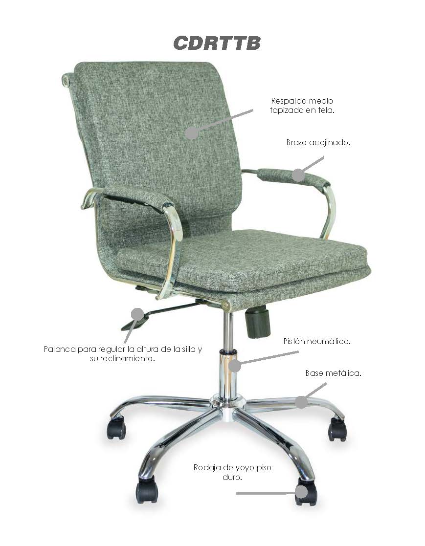 Silla CDRTTB Respaldo Medio