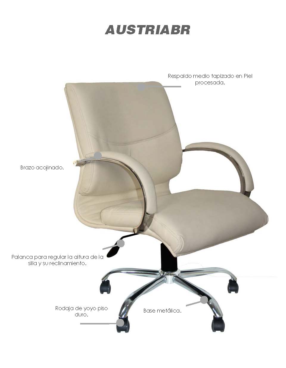 Silla Ejecutiva Austria AUSTRIA-BR