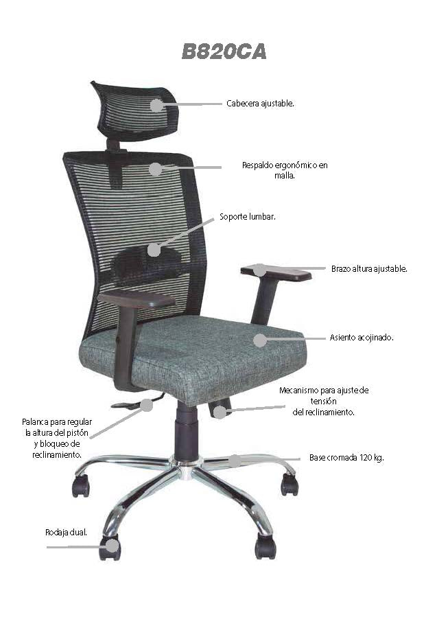 Silla Directiva Chan B820CA