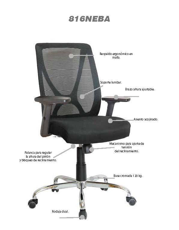 Silla Arion Negra 816NEBA