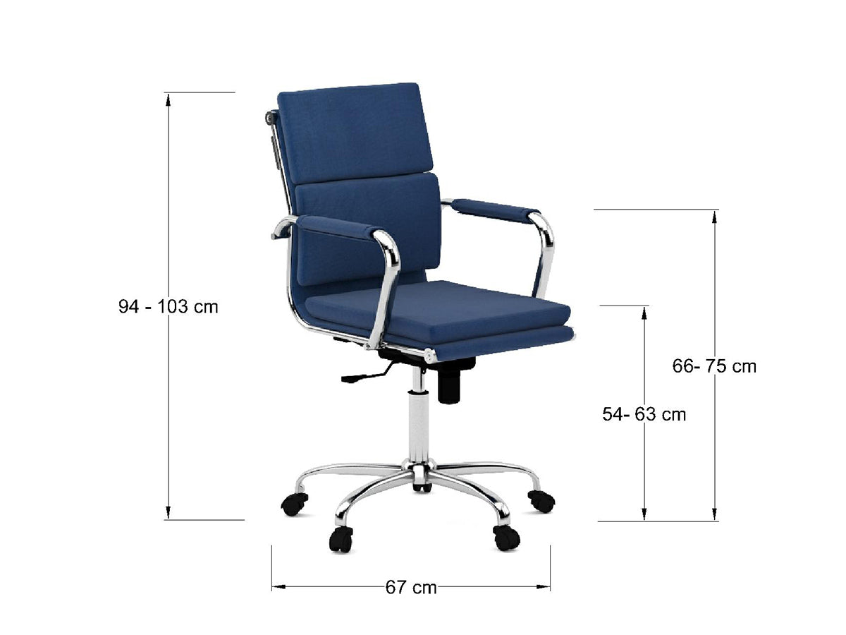 Silla Bloom Respaldo Medio Tela CDRGJBT