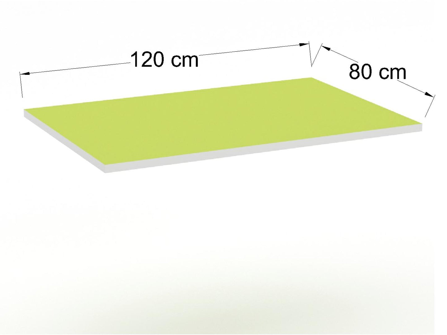 Cubierta Rectangular en Formaica para Mesa de Restaurante